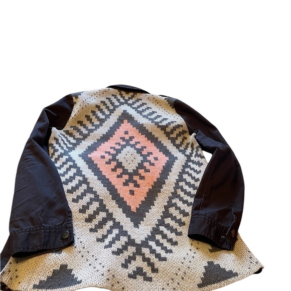 BLU PEPPER Womens Utility
Jacket Cinched Southwestern Design Size Small - Picture 6 of 10